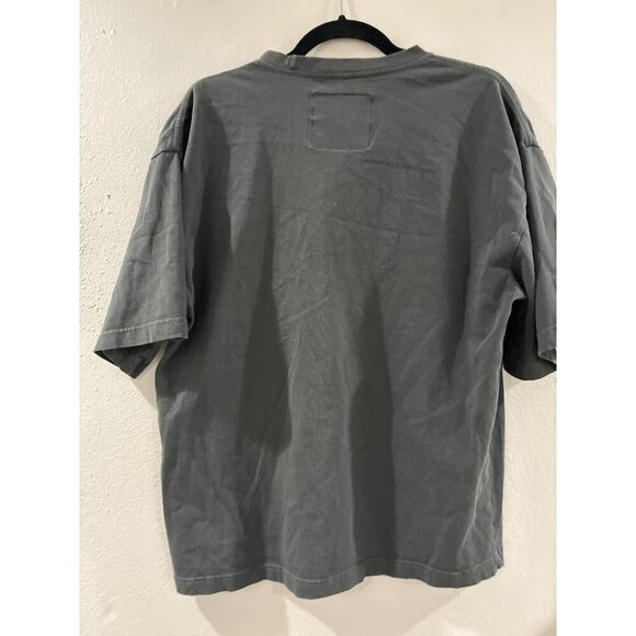 American Garage Black T-shirt Cotton Boxy Fit Print Tee - Unexplored Astronaut - Picture 2 of 8